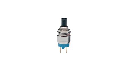 9633NAB APEM 9600 Series Push Button Switch, Momentary, Panel Mount, 6.35mm Cutout, Normally Open (NO), 30V dc