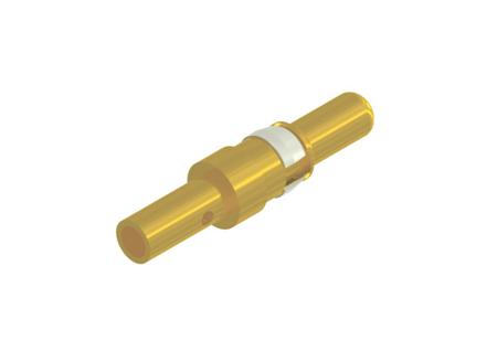 131C11129X CONEC size 3.6mm Male Crimp D-Sub Connector Power Contact, Gold over Nickel Power, 14 → 12 AWG
