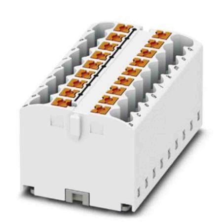 3273320 Phoenix Contact Distribution Block, 18 Way, 4mm², 24A, 450 V, White
