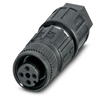 1641701 Phoenix Contact Circular Connector, 4 Contacts, Cable, M12 Connector, Socket, Female, IP65, IP67, SACC Series