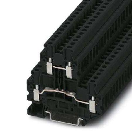 3044637 Phoenix Contact  UTTB 2,5 BK Series Black, Screw Termination