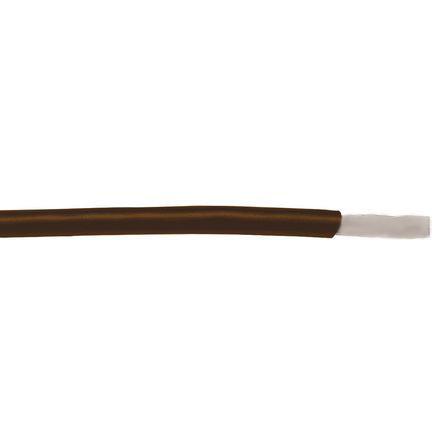 3057/1 BR005 Alpha Wire Hook-up Wire PVC Series Brown 1.3 mm² Hook Up Wire, 16 AWG, 1/1.29 mm, 30m, PVC Insulation,