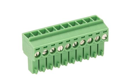 1840447 Phoenix Contact, 3.5mm Pitch, MC 1.5/10-ST-3.5, 10 Way, , Pluggable Terminal Block, Plug, Cable Mount, Screw