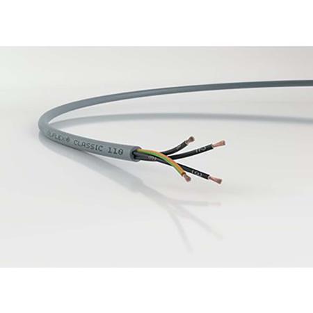 1119804 Lapp ÖLFLEX CLASSIC 110 Control Cable, 4 Cores, 0.75 mm² CSA 18 AWG, Unscreened, 50 m, Grey Polyvinyl Chloride Sheath