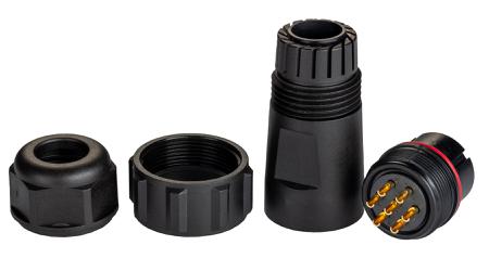 144-4211 RS Pro, 7 Pole Cable Mount Circular Connector Plug, with Female Contacts, IP68