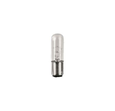 955.015.38 Werma 955 Series Clear Continuous lighting Beacon, 230 V, Base Mounting, BA 15d Bulb