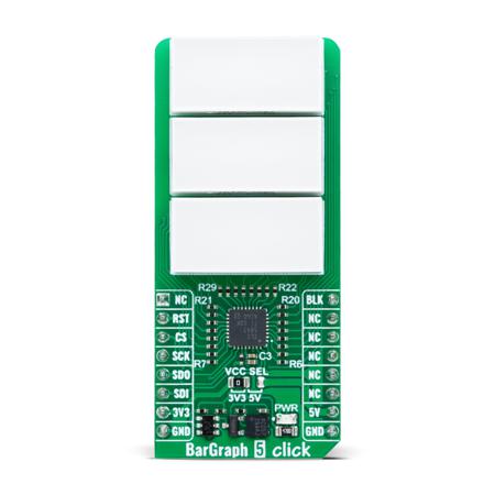 MIKROE-6293 MikroElektronika , 12 Bit PWM LED Driver With Internal Oscillator, TLC5947 24 Channel LED Driver LED Driver