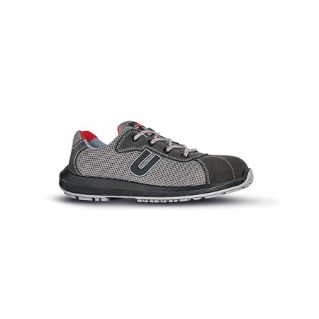 RR20016-38 UPower COAL Unisex Grey Composite Toe Capped Safety Shoes, UK 5, EU 38