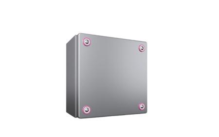 1565000 Rittal KX Series Stainless Steel Terminal Box, IP66, 200 mm x 200 mm x 120mm