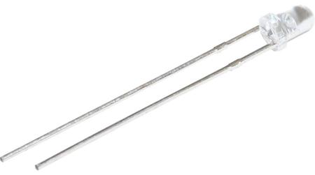RND-135-00162 RND3 V White LED T-1 Panel Mount, RND RND 135-00162