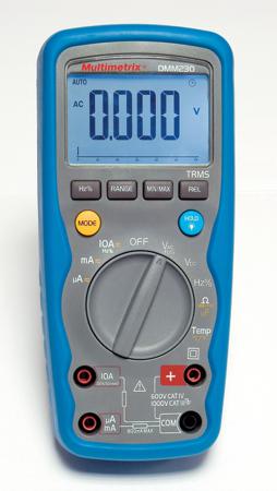 P06231412 Chauvin Arnoux DMM230 Handheld Digital Multimeter, 10A ac Max, 10A dc Max - UKAS Calibrated