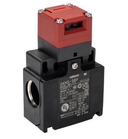D4NS-5BF Omron D4NS Safety-Rated Interlock Switch, 2NC, Plastic