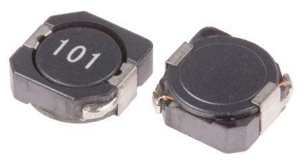 741-9300 RS Pro Type 0201 Shielded Wire-wound SMD Inductor 100 μH ±20% Wire-Wound 1.25A Idc