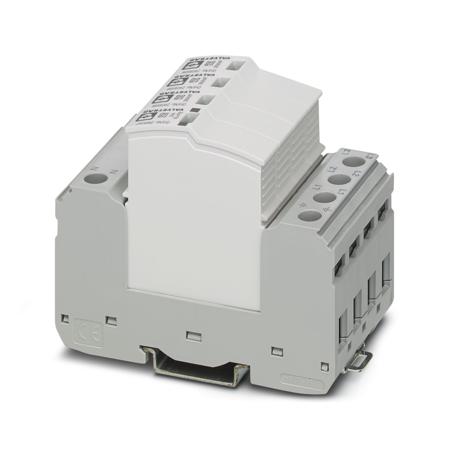 2909590 Phoenix Contact 3 Phase Surge Protector, DIN Rail Mount