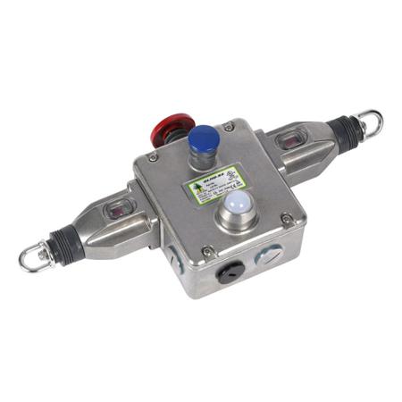 145001A IDEM GLHD Rope Pull Switch, 4NC/2NO, Horizontal, Vertical
