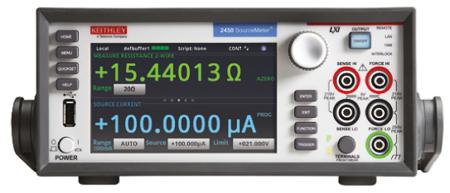 2450 Keithley  Series Source Meter, ±20 mV → ±200 V, 1-Channel, ±10 nA → ±1 A, 20 W Output