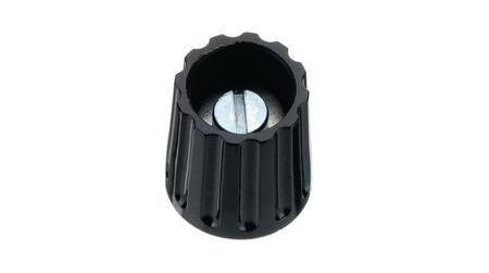 020-4425 Elma 21mm Black Potentiometer Knob for 6mm Shaft Round Shaft,
