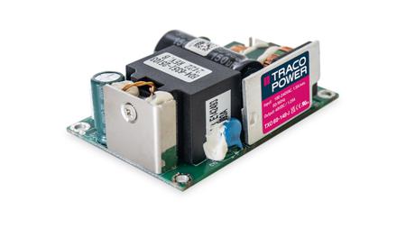 TXO-60-115-J TRACOPOWER AC-DC Power Supply, TXO 60-115-J, 15V dc, 4A, 60W, 1 Output, 85 → 264V ac Input Voltage