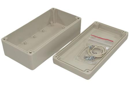 RP1175 Hammond RP Series Light Grey ABS General Purpose Enclosure, IP65, Light Grey Lid, 165 x 85 x 55mm