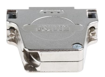 FMK3-K201---1731110062 FCT from Molex FMK Die Cast Zinc Angled D-sub Connector Backshell, 25 Way, Strain Relief