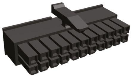 2-794617-2 TE Connectivity Micro MATE-N-LOK Series 3mm Pitch 22 Way 2 Row Female Straight Crimp Connector Housing