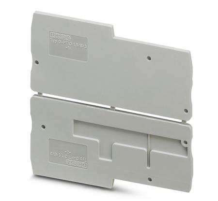 3244575 Phoenix Contact 5/S/3, D-PTIO 1 Series End Cover for Use with Actuator Terminal Block, Sensor