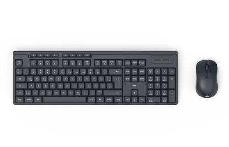 F2173056 Hama  Wireless Multimedia Keyboard and Mouse Set, QWERTZ (German), Black