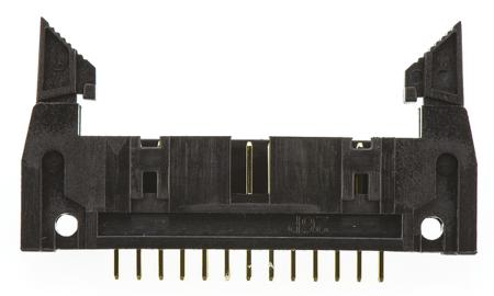 T816126A1S101CEU Amphenol Communications Solutions T816 Series Straight Through Hole PCB Header, 26 Contact(s), 2.54mm Pitch, 2 Row(s),