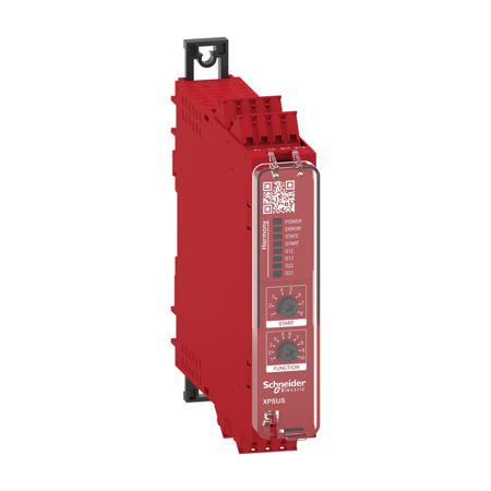 XPSUS12AC Schneider Electric XPSU 8 Auxiliary Contacts Safety Relay 24V ac/dc, Dual-Channel 2 Safety Contacts