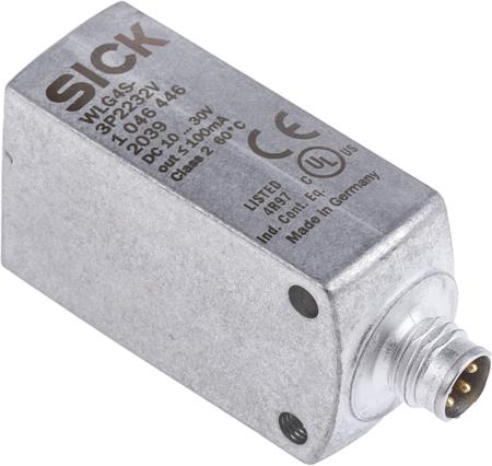 WLG4S-3P2232V Sick Retro-reflective Photoelectric Sensor 5 m Detection Range PNP IP69K Block Style