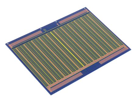10-2846 , Double-Sided Stripboard Epoxy Glass 233.4 x 160 x 1.6mm DIN 41612 FR4