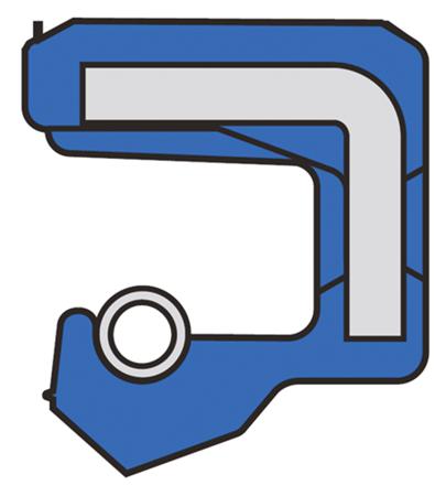 40413840 Freudenberg Sealing Technologies Simrit 72 NBR 902 Seal, 15mm Bore , 25mm O.D , -40 → +100°C
