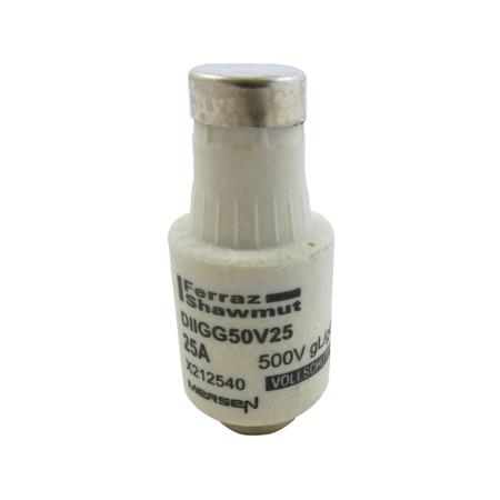 X212540 Mersen 25A DII Diazed Fuse, E27 Thread Size, gG, 500V