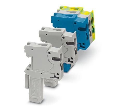 3041095 Phoenix Contact SPV Series SPV 2,5/ 1-R BU Terminal Plug, 1-Way, 24A, 28 - 12 Wire, Spring Cage Termination