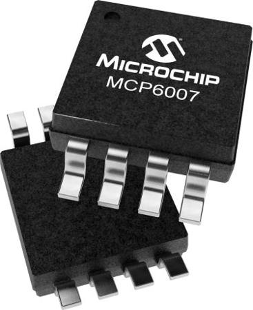 MCP6007-E-SN MCP6007-E/SN Microchip, Dual Operational, Op Amp, 1MHz 1 MHz, 5.5 V, 8-Pin MSOP, SOIC