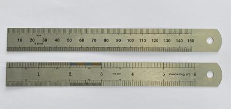 219-7001 RS PRO 150mm Steel Imperial, Metric Ruler