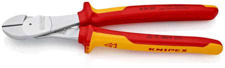 74 06 250 RS Knipex Knipex VDE/1000V Insulated High Leverage Diagonal Cutter