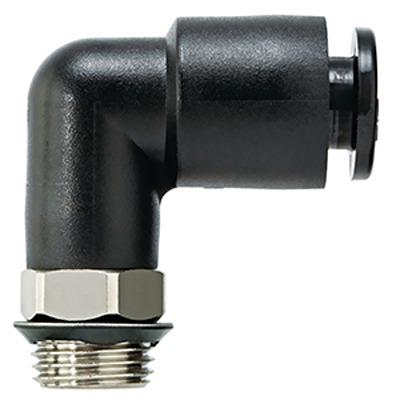KAL06-M5 SMC KAL Series Elbow Fitting, 6 mm to M5 x 0.8 Male, Threaded-to-Tube Connection Style,