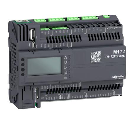 TM172PDG42S Schneider Electric TM172 Series Logic Controller for Use with M172, Modicon M171, 24 V Supply, Relay Output, 24-Input,
