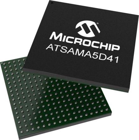 ATSAMA5D41B-CU Microchip , ARM Cortex A5 Microprocessor SAMA5D4 32bit ARMv7-A 600MHz 289-Pin LFBGA
