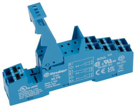 95-P5SPA Finder Relay Socket, DIN Rail for use with Various Series