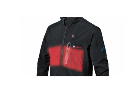 06188000DY Bosch GHJ Black, Thermal Insulation Softshell Jacket, M