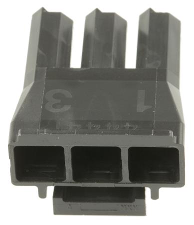 44441-2003 Molex SABRE 44441, 7.49mm Pitch, 3 Way, 1 Row Female Connector Housing
