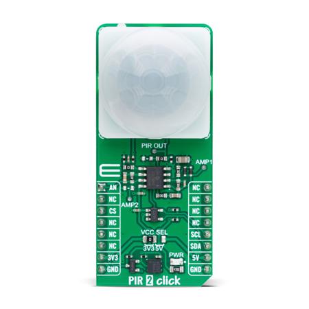 MIKROE-6052 MikroElektronika PIR 2 Click Motion Sensor Sensor Board for PIR Sensor Industrial Use