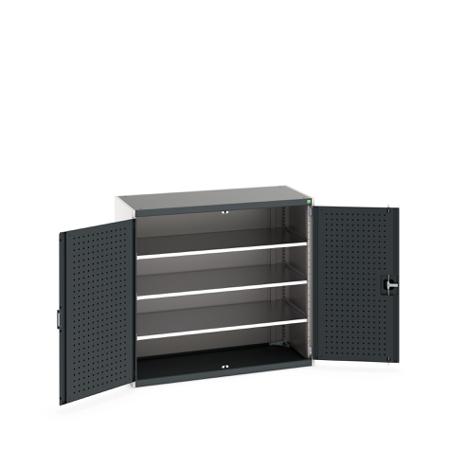 40022048-19V Bott 2 Door Steel Floor Standing Cupboard, 1300 x 650 x 1200mm