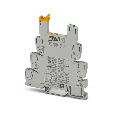2966032 Phoenix Contact 1 Pin 120V ac/dc DIN Rail Relay Base