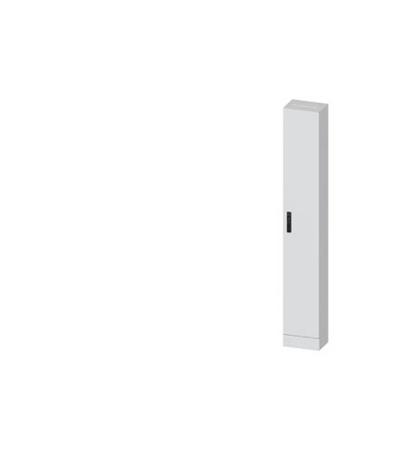 8GK1312-8KK12 Siemens ALPHA Series Steel Single-Door-Door Floor Standing Enclosure, Plain Door Door, IP43, 1900 x 300 x 210mm