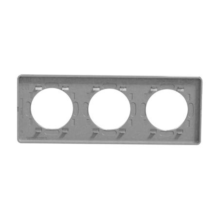S530806 Schneider Electric Grey, 3 Gang, Odace