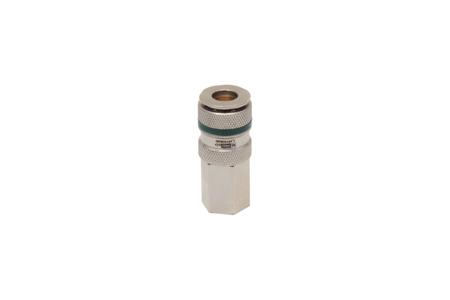325-395 RS PRO Brass, Stainless Steel Female Pneumatic Quick Connect Coupling, G 3/8 Female Threaded