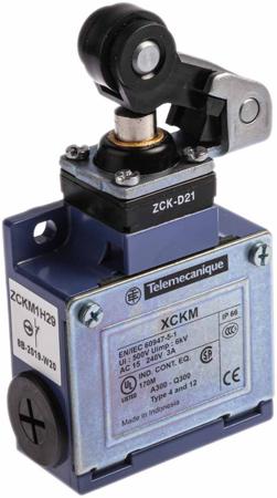 XCKM121H29 IP66 Snap Action Limit Switch Plunger Zinc Alloy, NO/NC, 240V